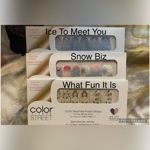 Various Color Street Holiday Nail Polish Strips